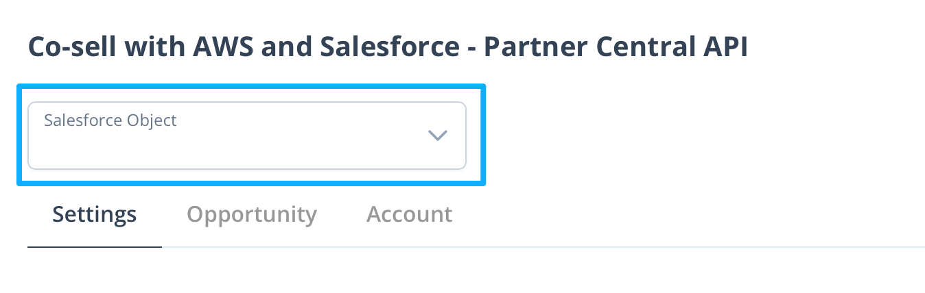 Adding a Salesforce object to the sync configuration