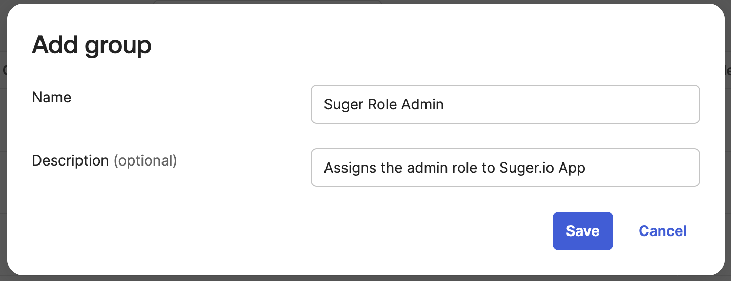 Creating Fours role groups in Okta