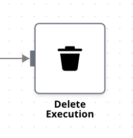 Delete Execution workflow node